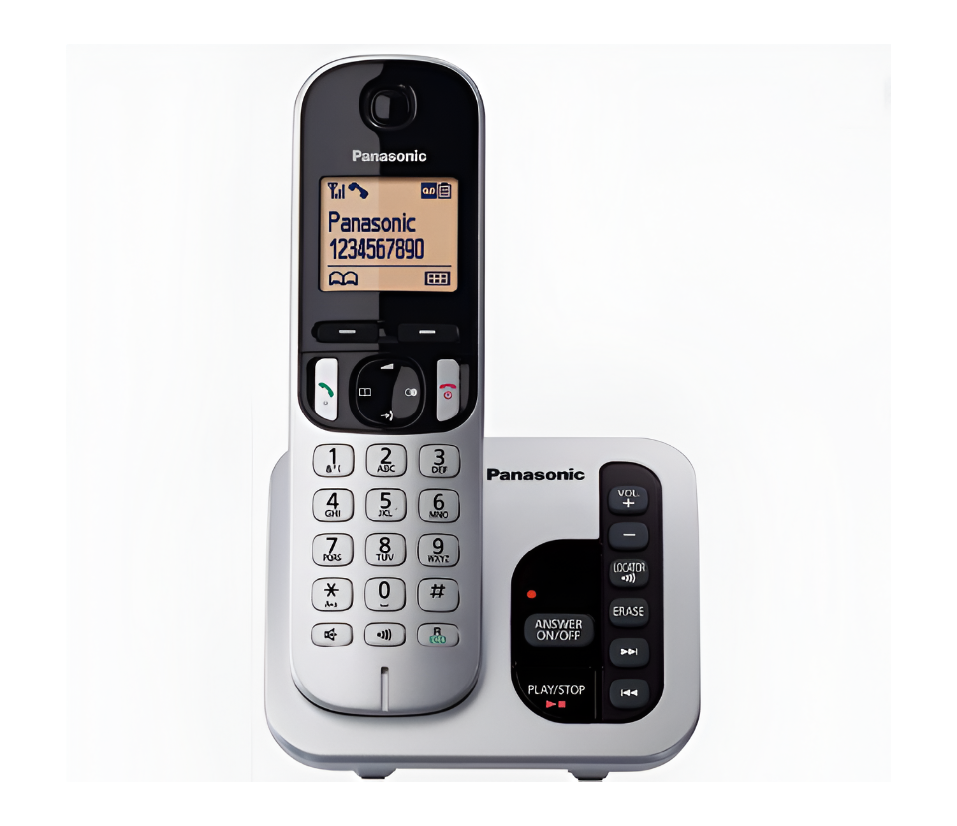 Panasonic KX-TGC220ALS DECT Digital Cordless Phone with Answering Machine