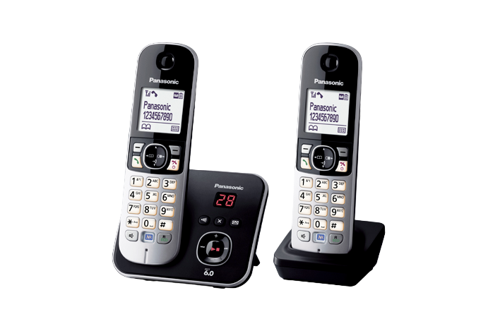Panasonic KX-TG6822ALB Cordless Phone Twin Pack
