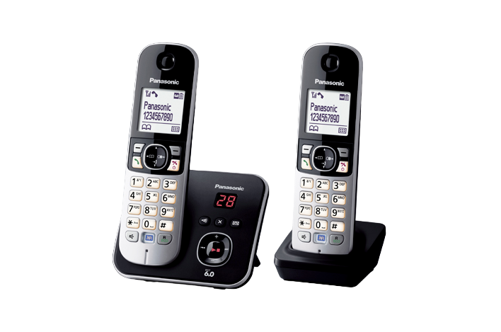 Panasonic Cordless Phone Twin Pack KXTG6822ALB