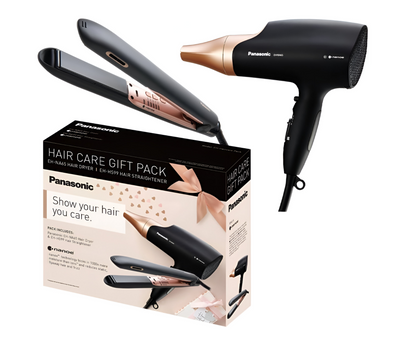 Panasonic EH-NA65 Nanoe Hair Dryer & EH-HS99 Straightener Value Pack (EH-Haircare Pack) (Open Box)