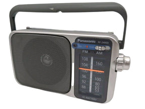 Panasonic RF-2400D AM/FM Radio Silver/Grey