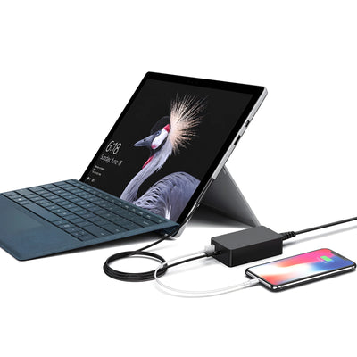 For Microsoft Surface Pro Go 3 4 5 6 7 8 Power Adapter 36 44 65W Laptop Charger