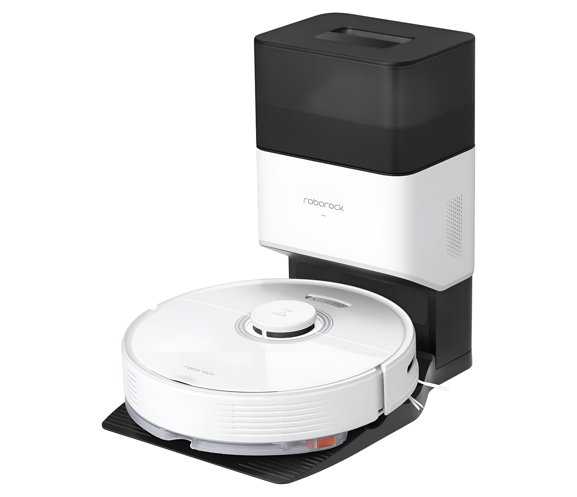 Roborock Q7 Max+ Robot Vacuum and Mop Cleaner with Auto-Empty Dock - White (Open Box)