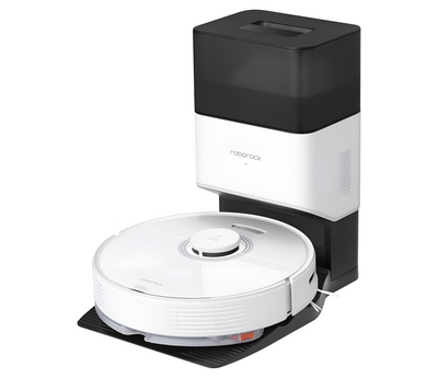 Roborock Q7 Max+ Robot Vacuum and Mop Cleaner with Auto-Empty Dock - White (Open Box)