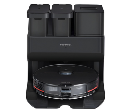 Roborock S7 MaxV Ultra Robot Vacuum and Sonic Mop with Auto-Empty Dock - Black - Refurbished