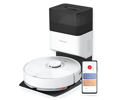 Roborock Q7 Max Robot Vacuum Cleaner with Auto-Empty Dock - White (Open Box)