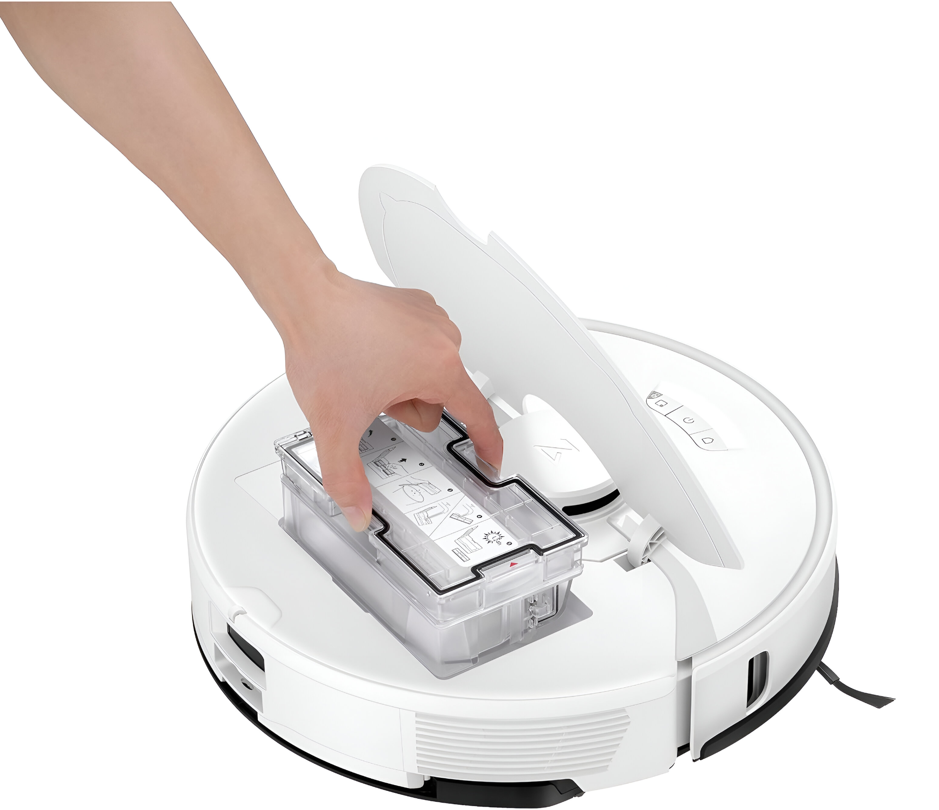 Roborock S7 MaxV Robot Vacuum Cleaner And Mop - White - Robot Only (Open Box)