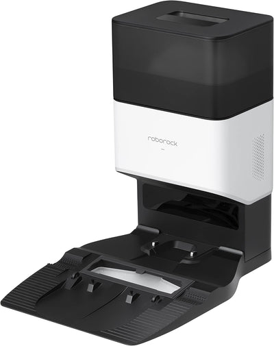 Roborock Q7 Max+ Robot Vacuum and Mop Cleaner with Auto-Empty Dock - White (Open Box)