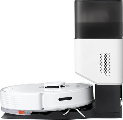 Roborock Q7 Max+ Robot Vacuum and Mop Cleaner with Auto-Empty Dock - White (Open Box)