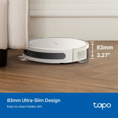 Tapo RV20 Max Plus MagSlim LiDAR Robot Vacuum and Mop with Auto-Empty Dock - White - Refurbished