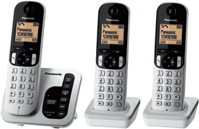 Panasonic Cordless 223 Digital Home Phone Triple Pack KX-TGC223ALS