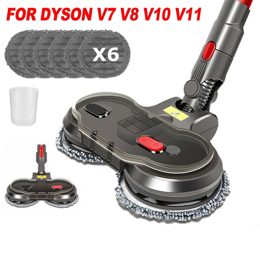 Electric Motorised Mop Head for Dyson V7 V8 V10 V11 Vacuum Cleaners Wet Dry Part