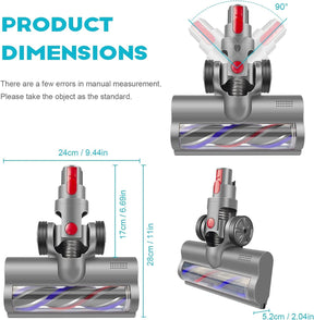 Motor Head Powerful Suction Roller Brush for Dyson Cordless V7 V8 V10 V11 V15