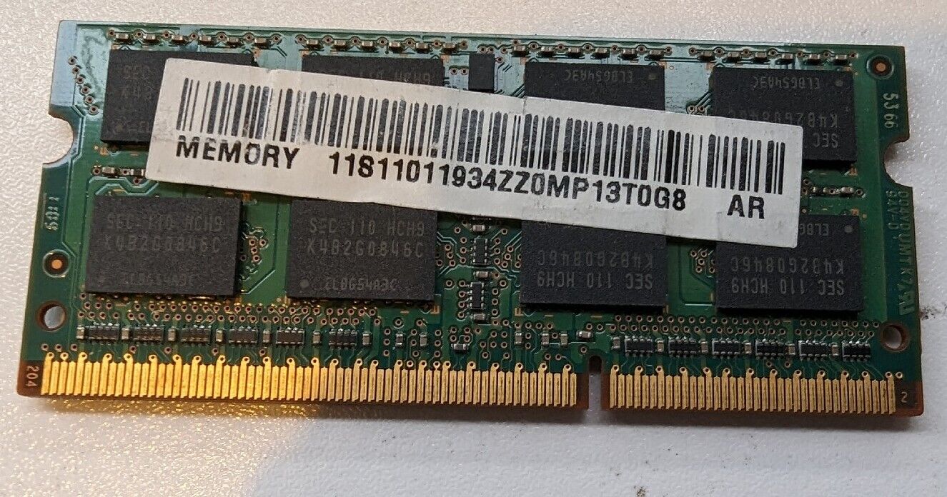 SAMSUNG 4GB 2RX8 PC3-12800S SODIMM LAPTOP MEMORY