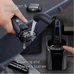 New Panasonic Multi-Flex 5-Blade Electric Shaver With Clean & Charge Station