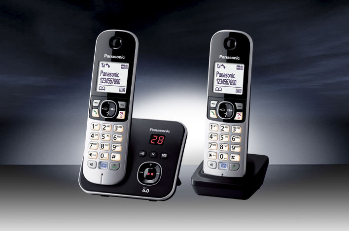 Panasonic Cordless Phone Twin Pack KXTG6822ALB