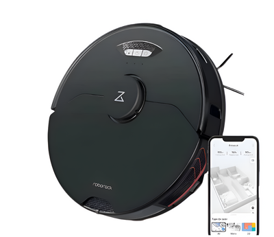 Roborock S7 MaxV Robot Vacuum Cleaner And Mop - Black - Refurbished