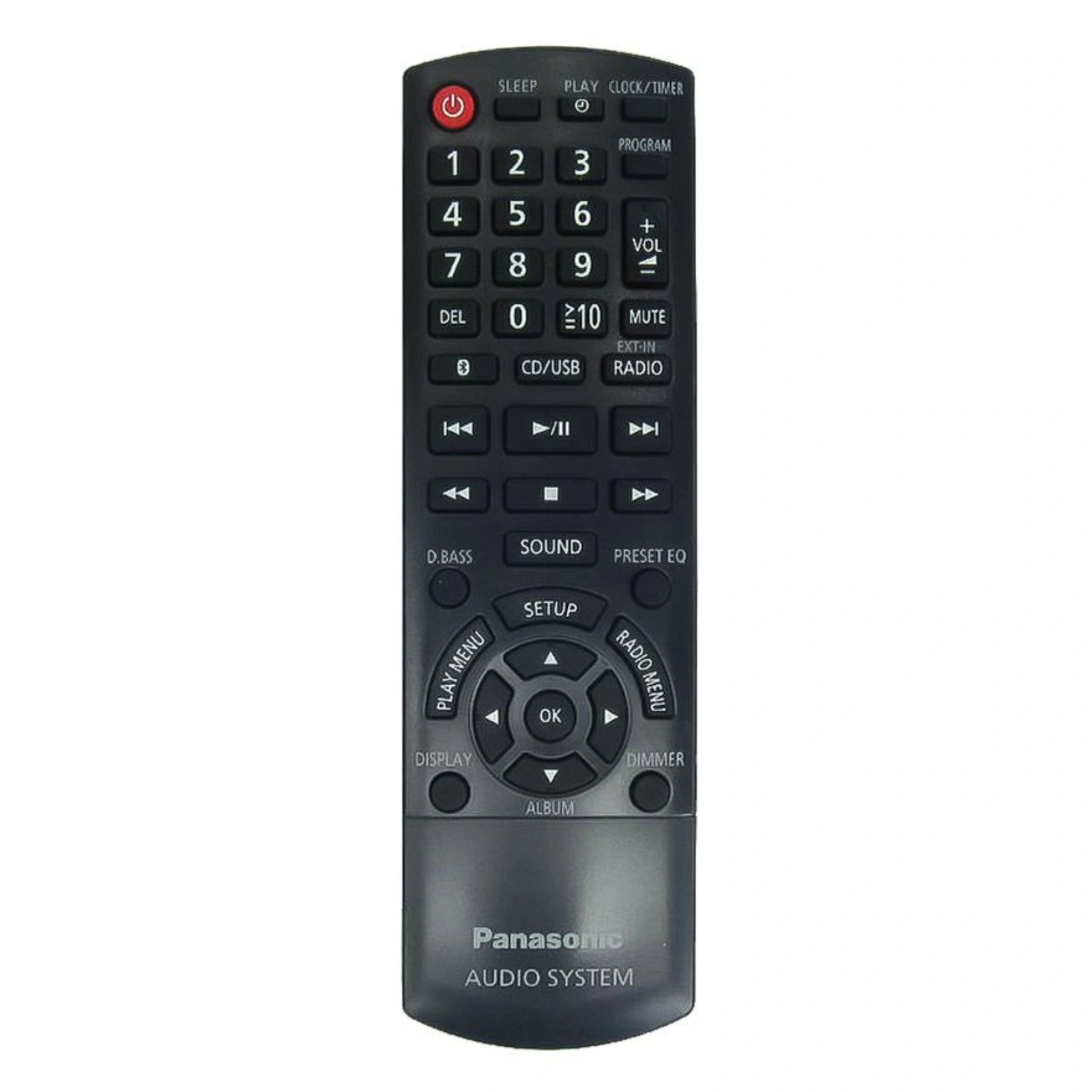Genuine Panasonic N2QAYB001101 Stereo Audio System Replacement Remote Control - Refurbished