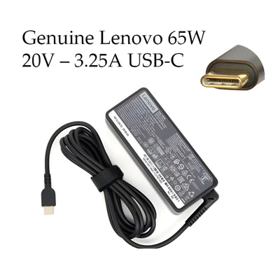 Genuine 65W USB Type-C AC Adapter Charger for Lenovo Thinkpad USB-C Standard AC
