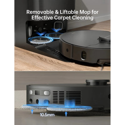 Dreame X40 Ultra Robot Vacuum and Mop Cleaner - Black (Open Box)