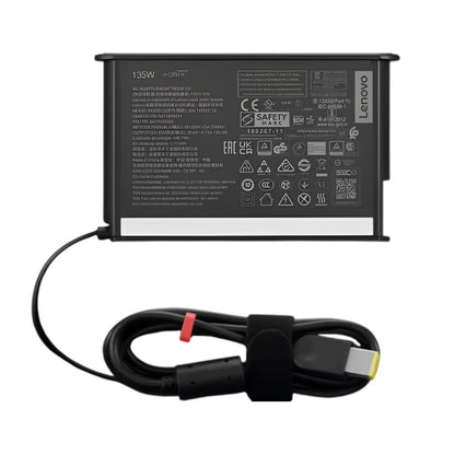 Genuine 135W USB Yellow Slim Square Tip Adapter Charger for Lenovo IdeaPad Gaming 3 3i (15") 82EY 81Y4