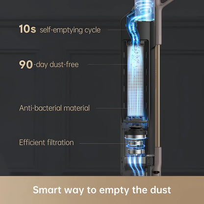 Dreame Z10 Station Vacuum Cleaner with Auto Empty Base - Refurbished