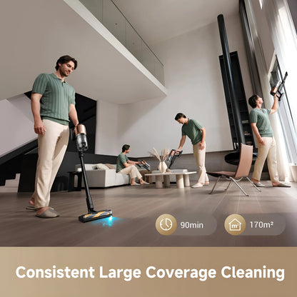 Dreame Z20 Station Cordless Vacuum and Dock - Black - Refurbished